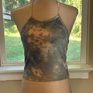 Tie dye halter top- Size M (juniors)NWT💙